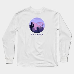 Astronaut on PYTURN Long Sleeve T-Shirt